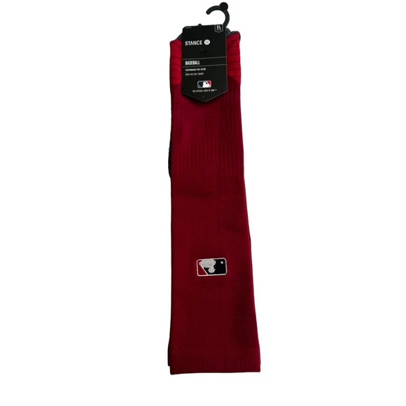 Stance Diamond Pro OTC Baseball Socks Dark Red XL 13-16 Nylon/Polyester/Cotton - Picture 8 of 11